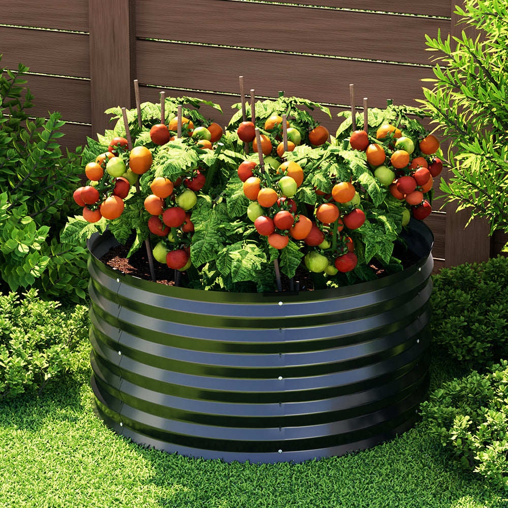 Green Fingers Round Garden Bed 90x45cm