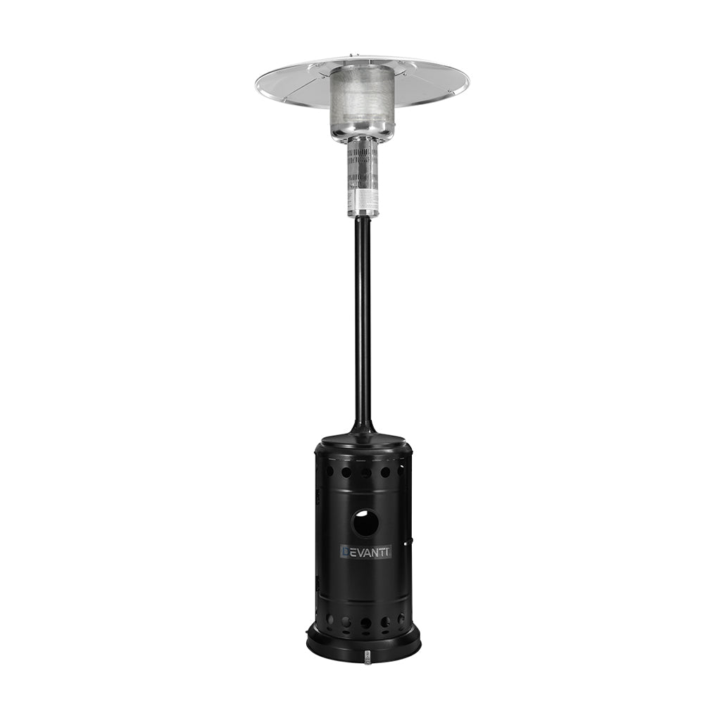 Devanti Outdoor Gas Patio Heater - Black