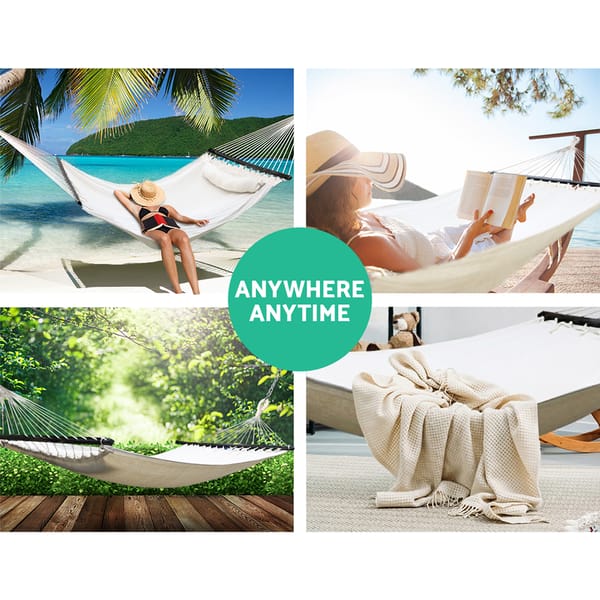 2-Person Hammock Bed with Pillow
