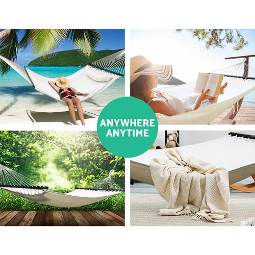 2-Person Hammock Bed with Pillow
