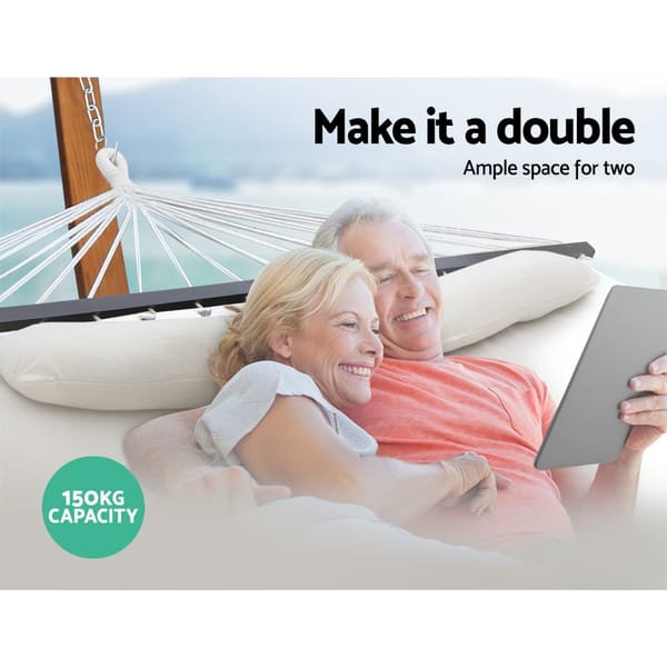 2-Person Hammock Bed with Pillow