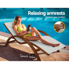 Timber Sun Lounge Armchair