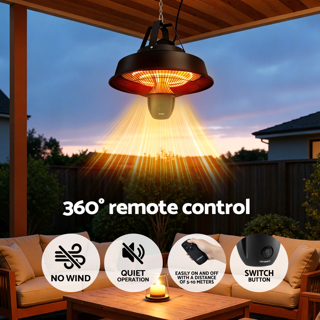 Devanti ceiling heater mounted